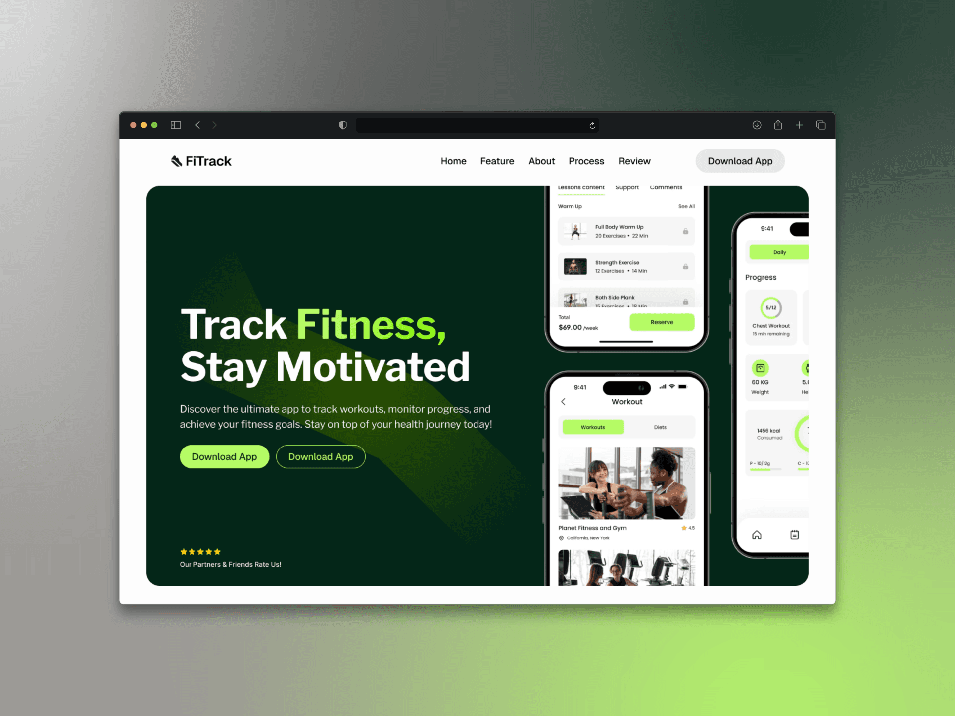 Fitness Website